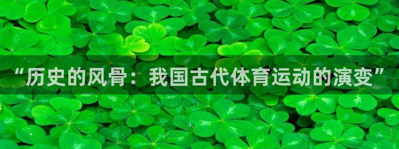 哈哈体育：“历史的风骨：我国古代体育运动的演变”