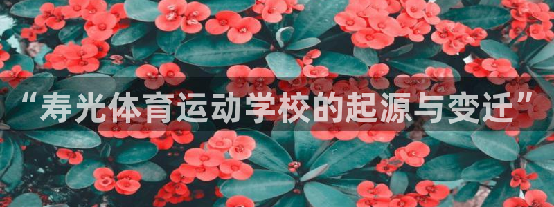 哈哈体育下载：“寿光体育运动学校的起源与变迁”