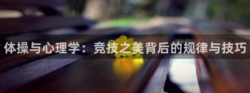 哈哈体育十年：体操与心理学：竞技之美背后的规律与技巧